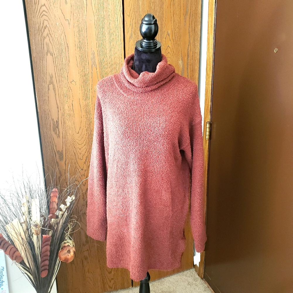 Thread and Supply Rust Orange Sweater Dress